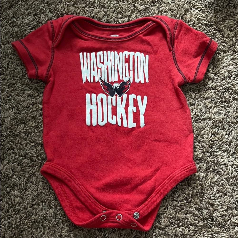NHL Red Baby Onesie
